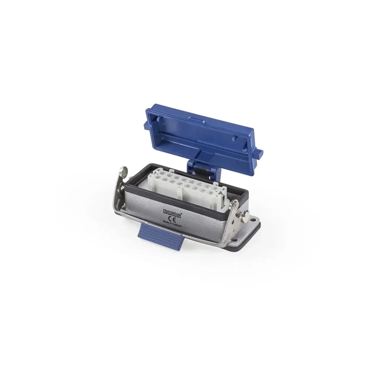 Emas Metal 16 Contact Machine Type Socket 16A Bottom Entry 1 Metal Latched Multi-Contact EBM16PM4K