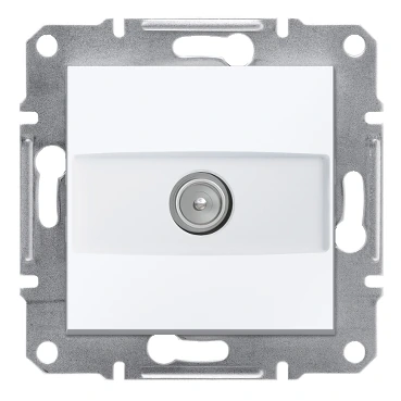 Schneider Electric EPH3270321 Asfora TV Socket, Pass-Through, 8 dB, Without Frame