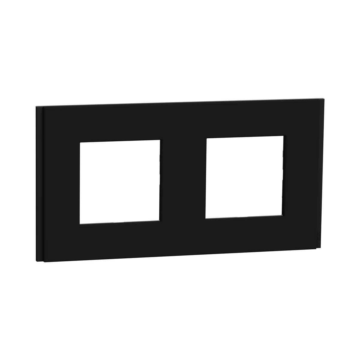 Schneider Electric NU600472 Unica Deco Materials Double Frame Rubber