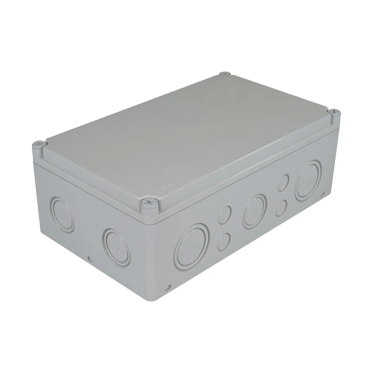 TP Elektrik 3310-270-0600 Junction Box 180x300x110 (14 Outlets) - Screw-On Cover (Sealed - with Mounting Feet), IP 67