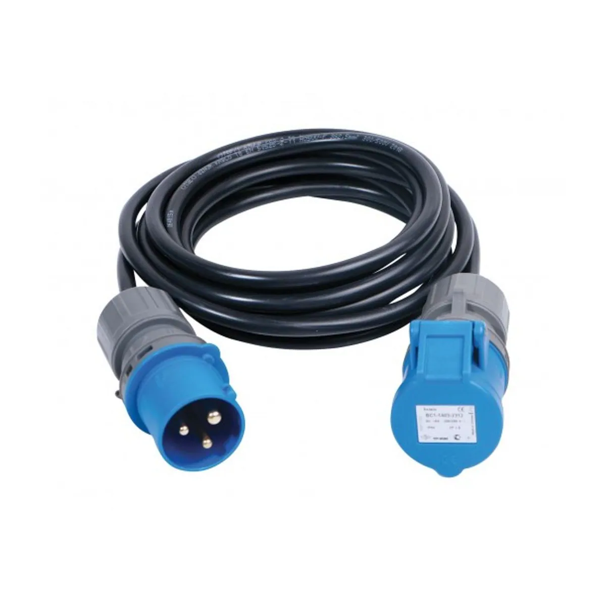 Bemis BKT-0506-2205 3x2,5 ttr 5mt Seyyar uzatma kablosu Ceenorm 3/16A fiş ve uzatma priz 2P+E IP44