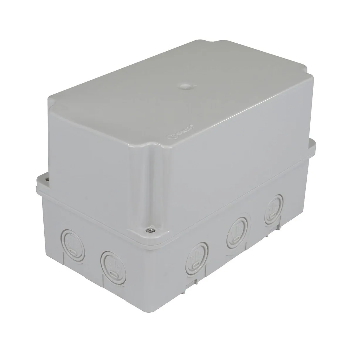 TP Elektrik 3310-218-0600 Junction Box 130x220x140 (10 Outlets) - Deep - Screw-On Cover, IP 67