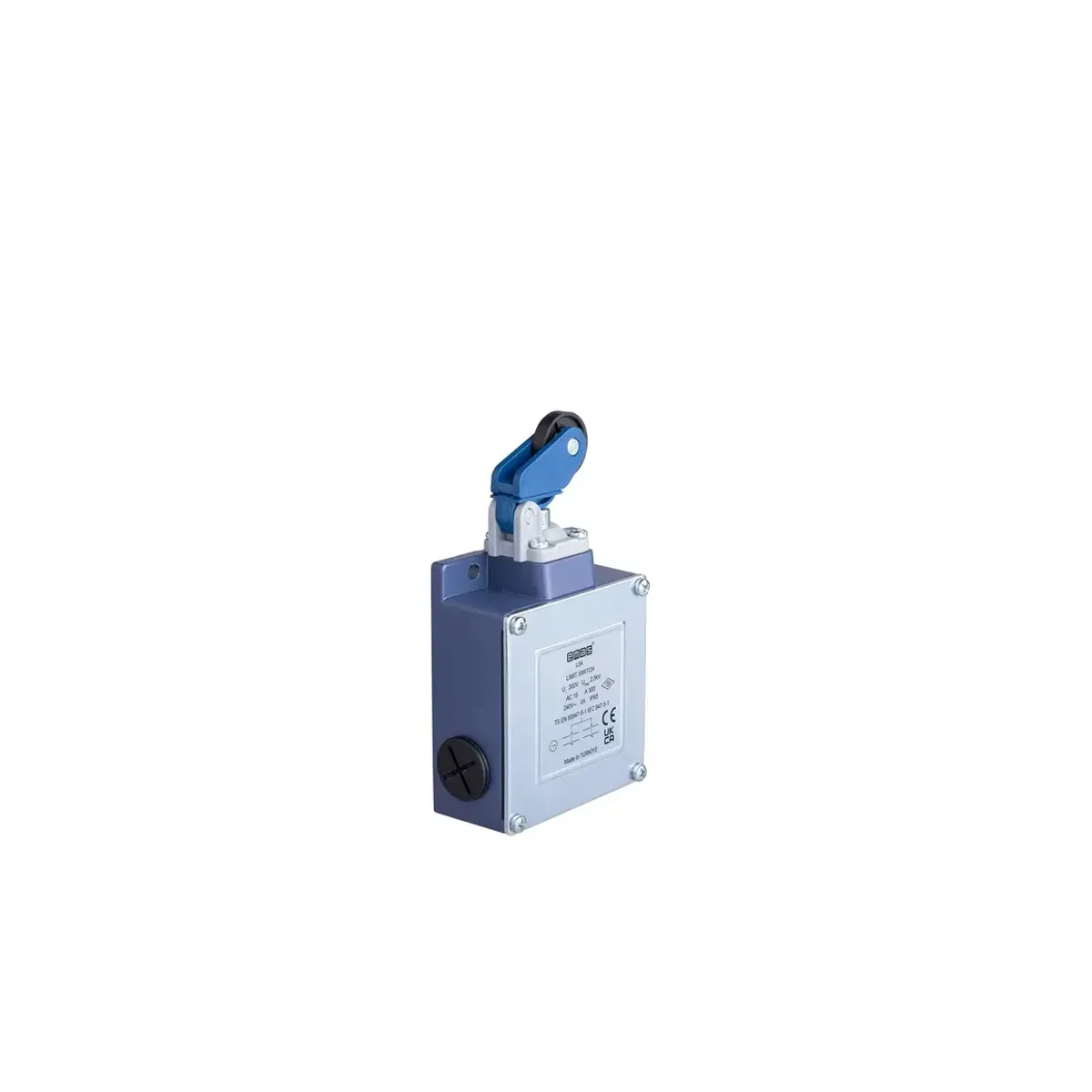 Emas L54 Metal Housing 22 mm Plastic Roller Crank Lever Snap-Action 2* (1NC+1NO ) Limit Switch L54K16MIP211