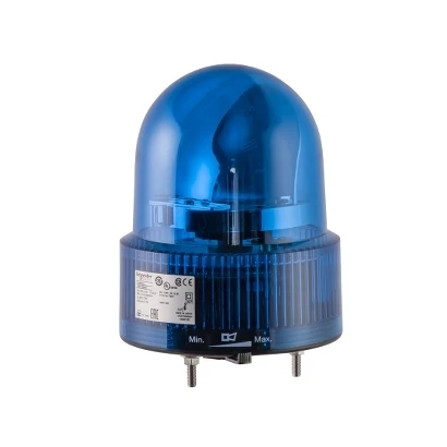 Schneider Electric XVR12B06S Rotating beacon, blue, LED,24VAC/DC,buzzer