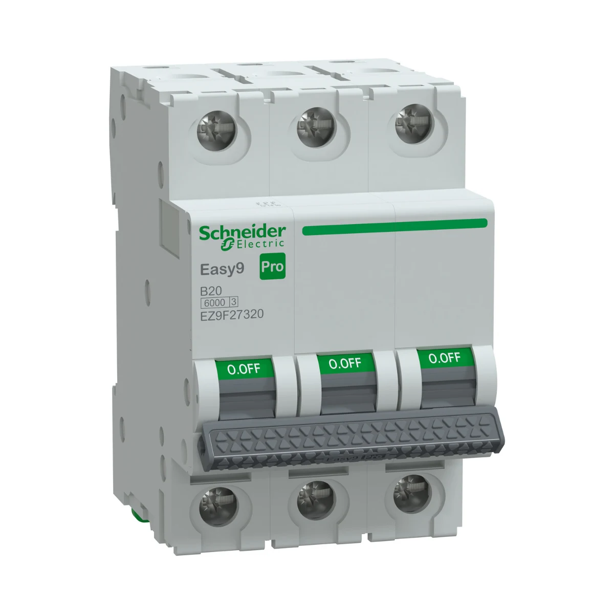 Schneider Electric EZ9F27320 Pro Sigorta 3P B Eğrisi 20A 6 kA — üretici ürün görseli