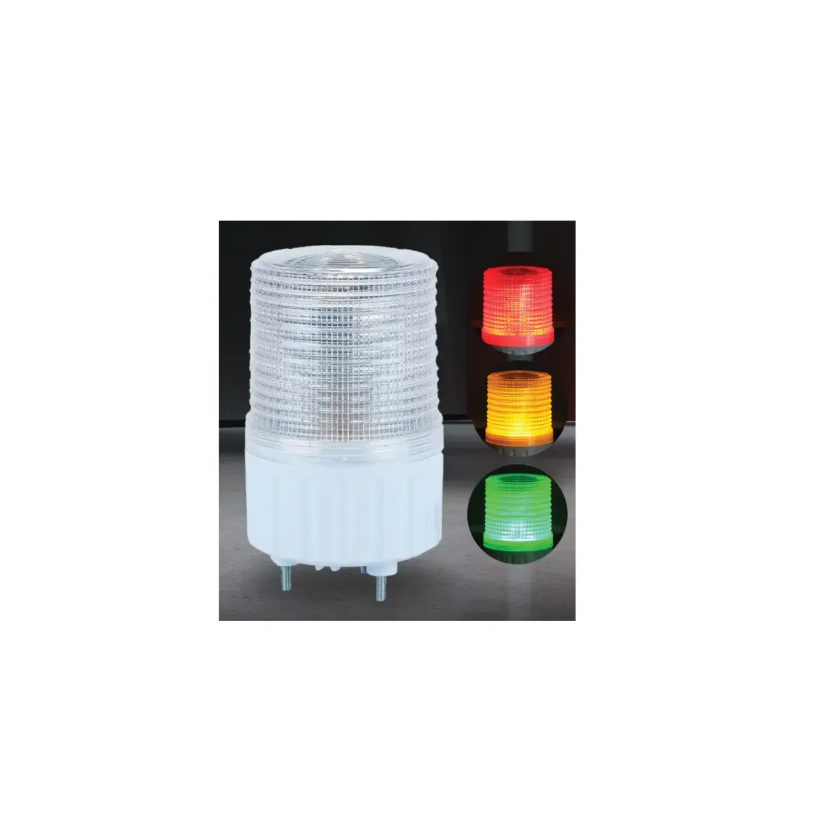 Isıso IS80-RGY-T-J 24VDC Colored Warning Light, Ø80 mm