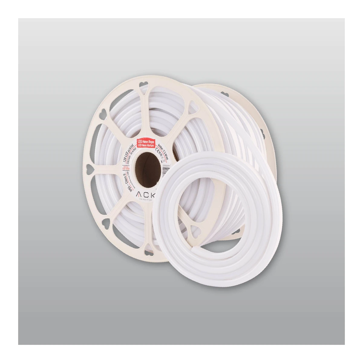 ACK AS07-00400 220V LED Neon Hortum 11 W/mt 3000K — temsili üretici aile görseli