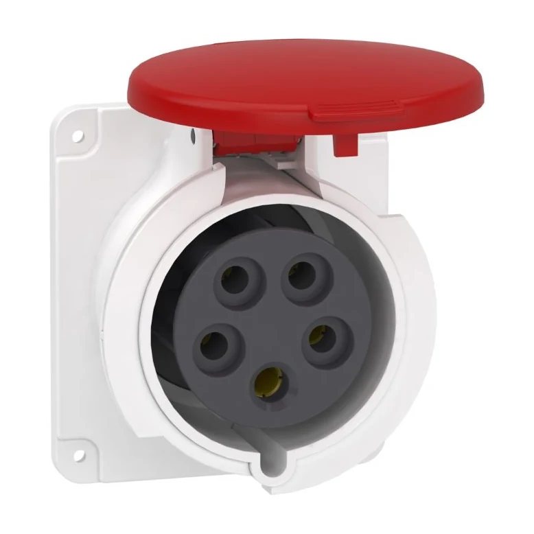 Schneider Electric PKY32G435 5x32A, trifaze, 3P+N+T, IP44, HIZLI, Düz Makine Prizi — üretici ürün görseli