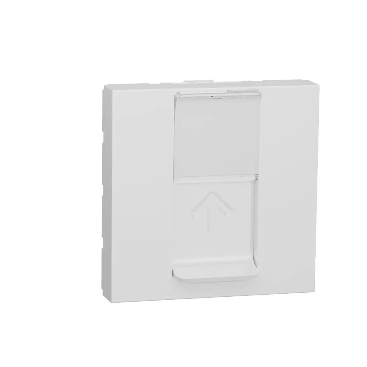 Schneider Electric NU341518 Yeni Unica, RJ45 Cat6 UTP Data Prizi 2 modül, Beyaz — temsili üretici aile görseli