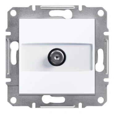 Schneider Electric EPH3770121 Asfora Satellite Socket, Terminating, Single, Without Frame