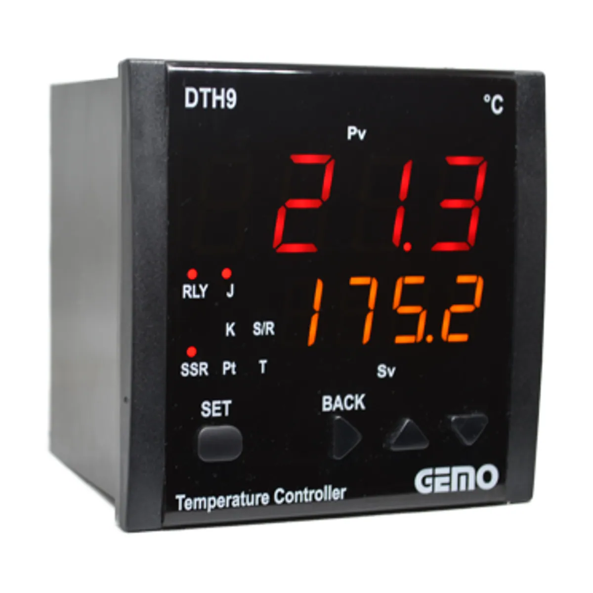 GEMO DTH9-230VAC Economy Series Auto-Tune PID Temperature Controller, 96 x 96 mm, Relay + SSR Control