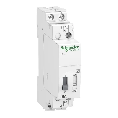 Schneider Electric A9C30812 iTL Darbe Akım Anahtarları, 16A 2P 230VAC/110VDC — üretici katalog görseli