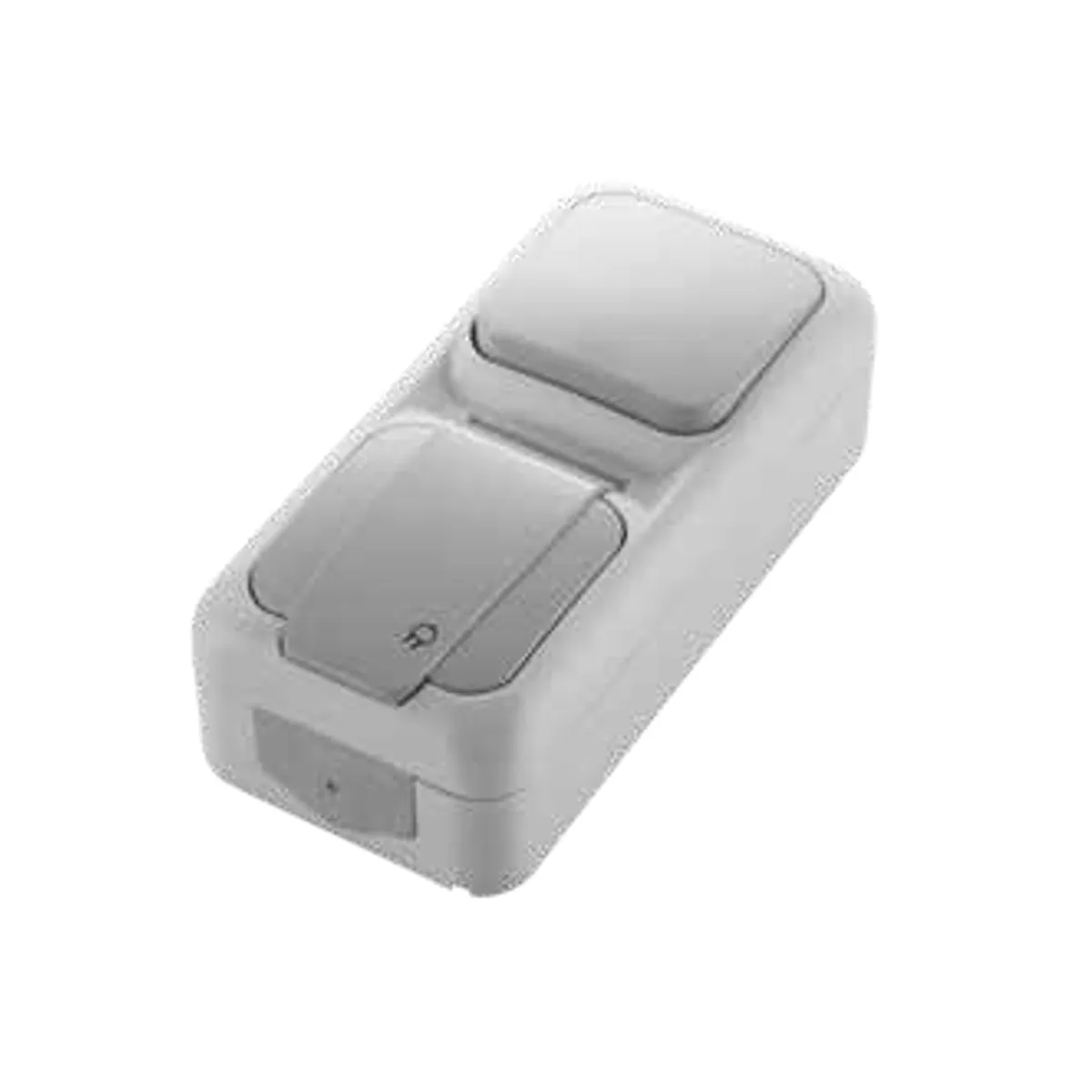 Viko 90550881 Palmiye Anthracite Vertical Switch + Grounded Socket IP54