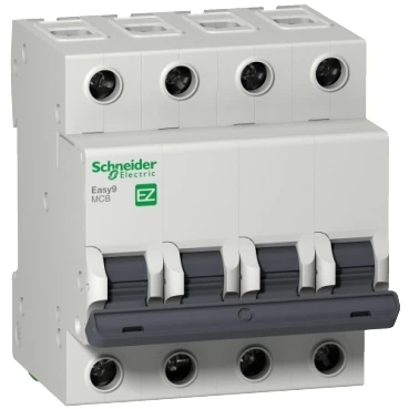 Schneider Electric EZ9F43432 Easy9 4P 32A, 3kA C-Curve MCB