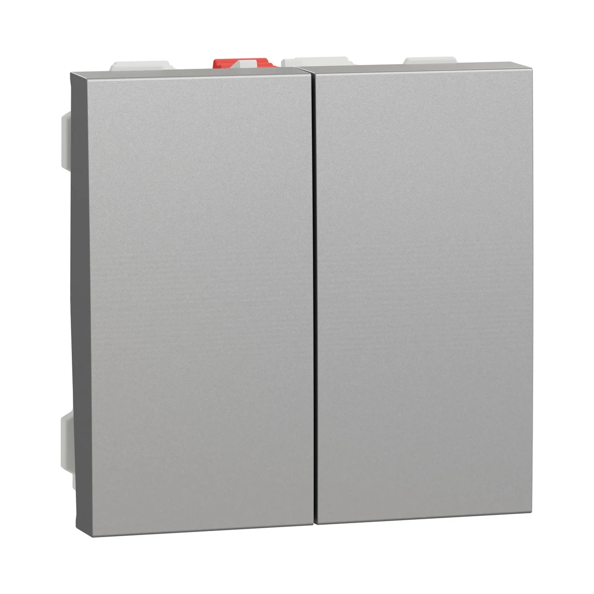 Schneider Electric NU321130 Yeni Unica, Changeover Switch 2 module, Aluminum