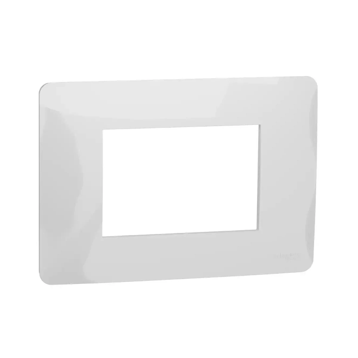 Schneider Electric NU210318 Yeni Unica, Studio Frame 3 module, White