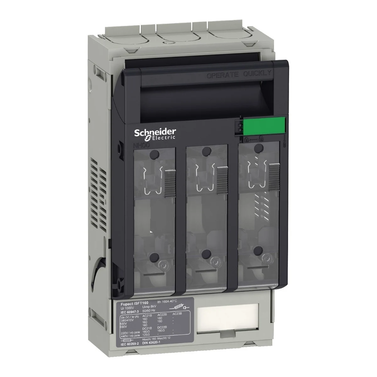 Schneider Electric LV480802 ISFT160 Fused Switch Fixed 2.5 - 95 mm
