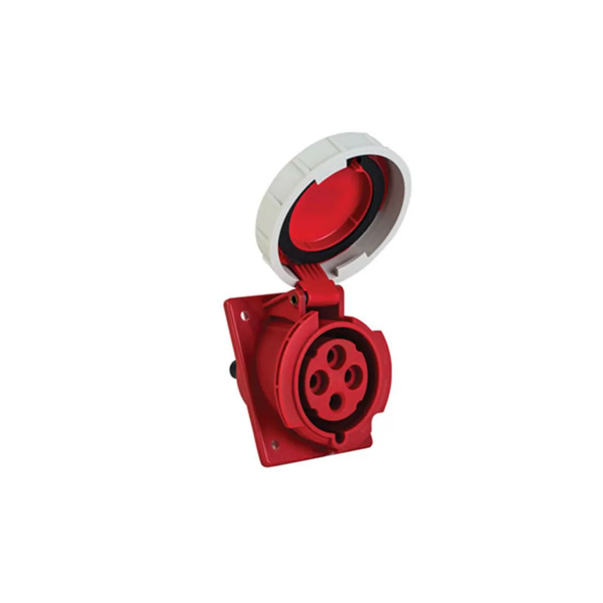 PCE 406519V 4x32A Machine Socket Angled IP67 Screw Type