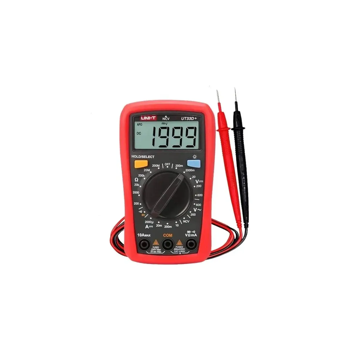 Unit UT33D+ 600V 10A Digital Multimeter