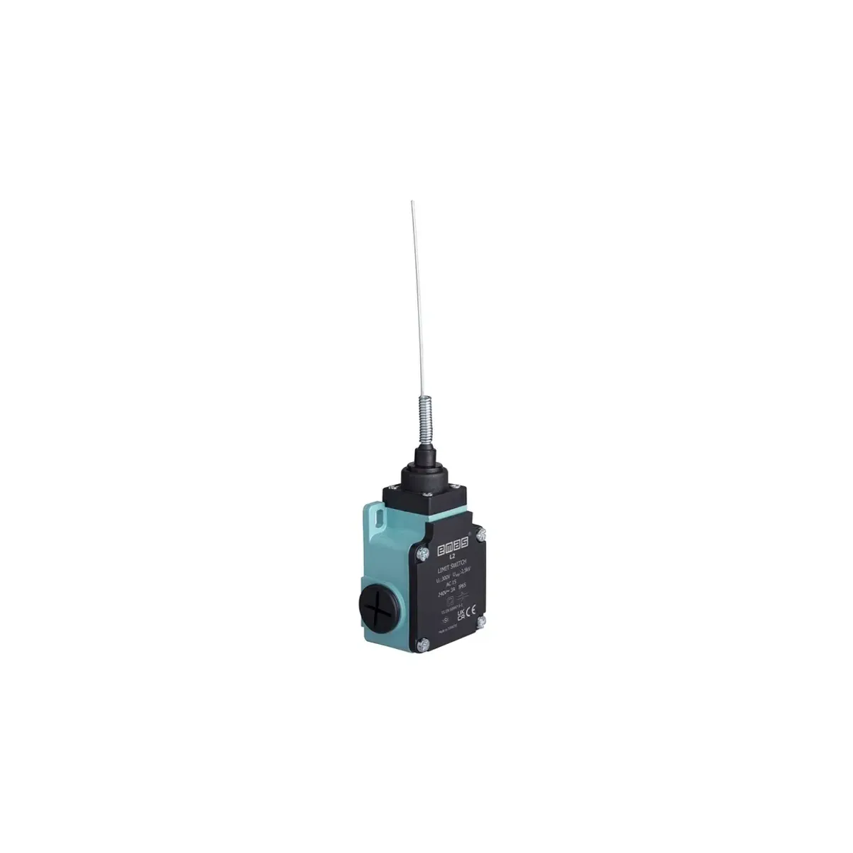 Emas Metal Housing Pointed Metal End Metal Spring Lever Snap-Action 1NO+1NC Limit Switch 2mm L2K13SOM101