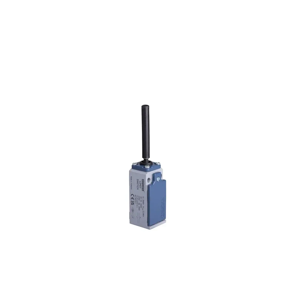 Emas L51 Metal Housing 9 mm Plastic Rigid Lever Snap-Action 1NO+1NC Limit Switch L51K13ROP101