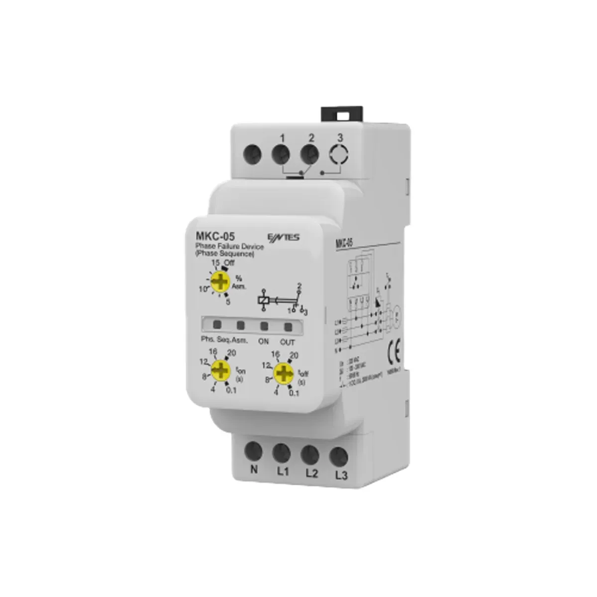 Entes MKC-05 Motor Phase Protection Relay, 220-230VAC
