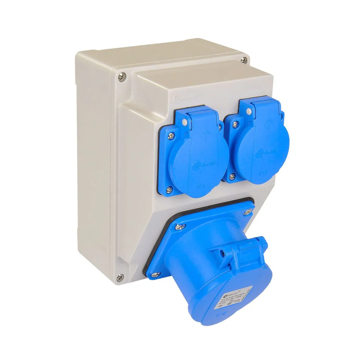 TP Elektrik 3317-200-2400 120x170 Socket-Mounted Combination Box, with 3x32A Socket