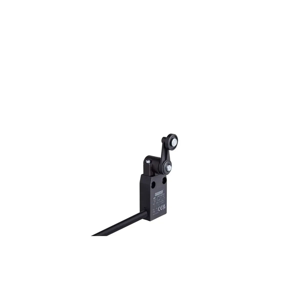 Emas L66 Plastic Housing 18 mm Plastic Roller Lever Snap-Action 1NO+1NC Limit Switch L66K13MEP121