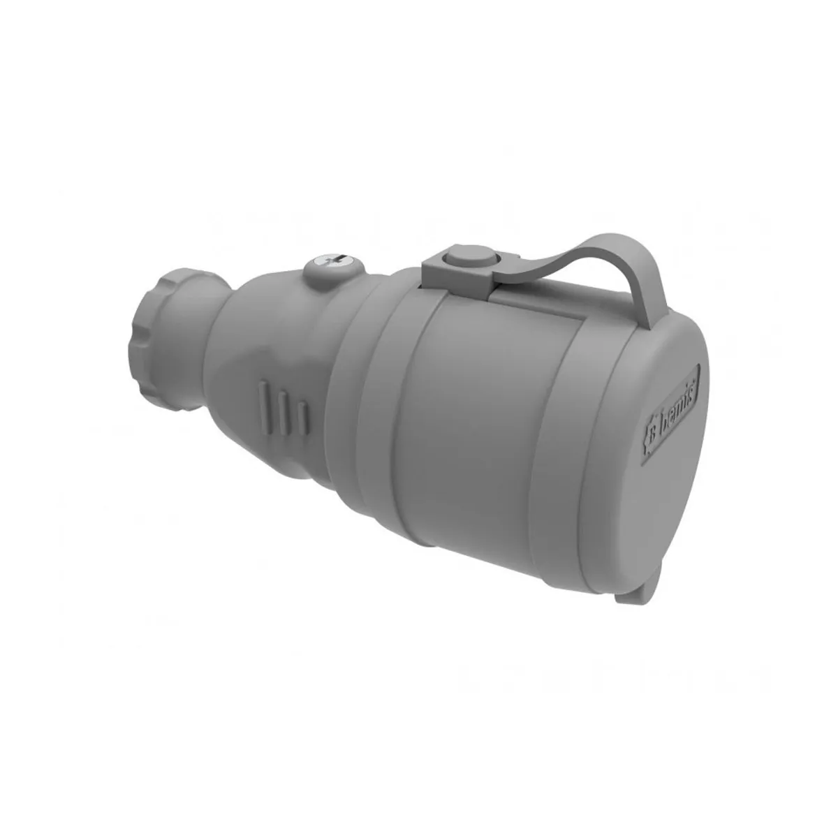 Bemis BV5-1402-2311 Kauçuk Uzatma Prizi (Gri) 16 A 2P+E IP44