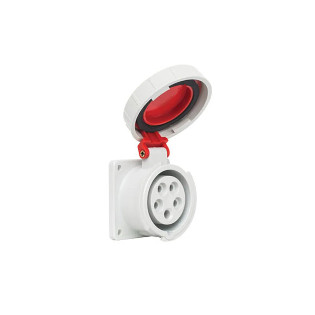 Bals T13745V 5x16A Machine Socket Straight IP67 Screw Type