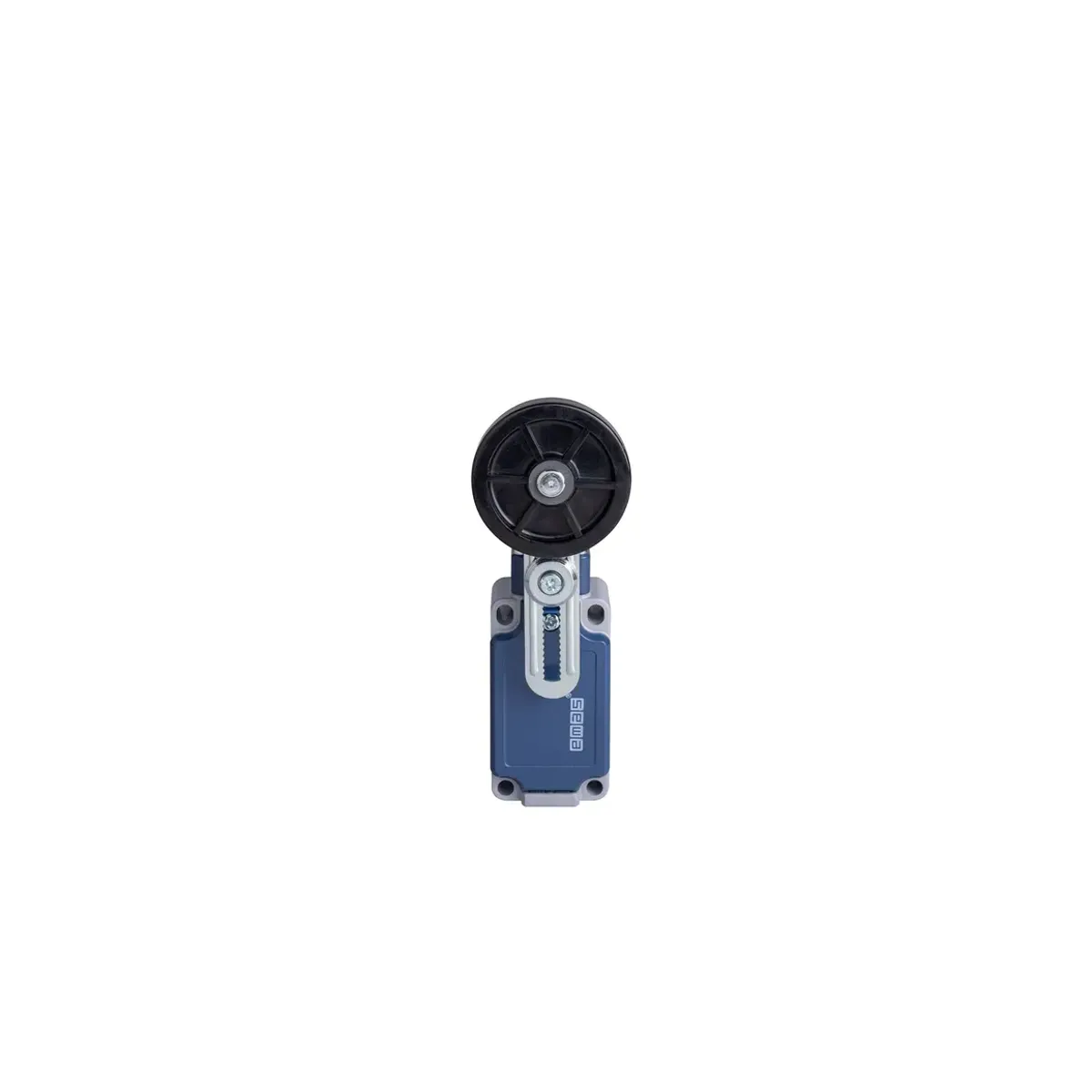 Emas L52 Metal Housing 50 mm Rubber Roller Adjustable Lever Snap-Action 1NO+1NC Limit Switch L52K13MEL122