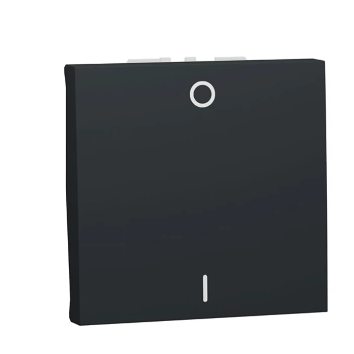 Schneider Electric NU326254 Yeni Unica, 2-Kutup Anahtar 16A 2 modül, Antrasit