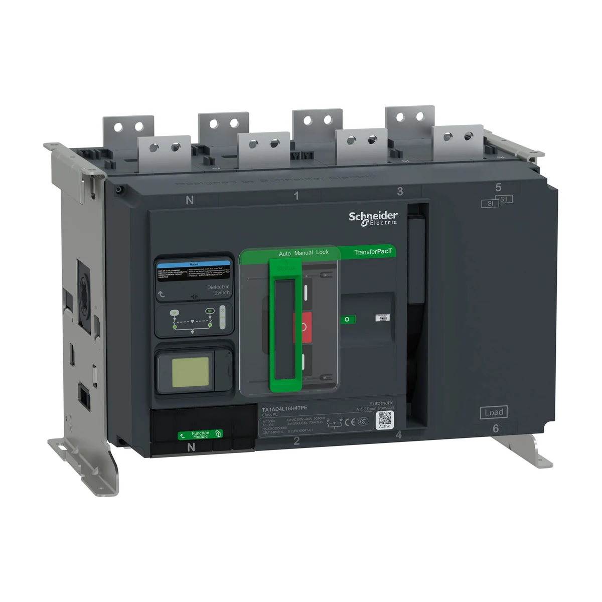 Schneider Electric TA1AD4L8004TPE TA1A 800A 4P LCD 400V