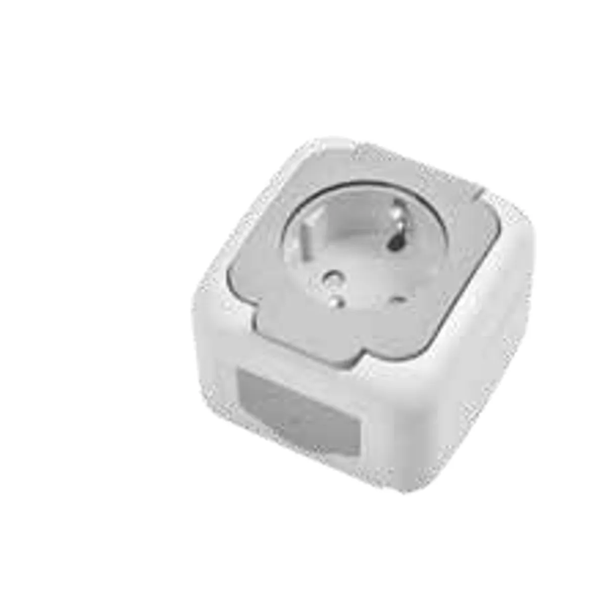 Viko 90555409 Palmiye White Grounded Socket with Transparent Cover IP54