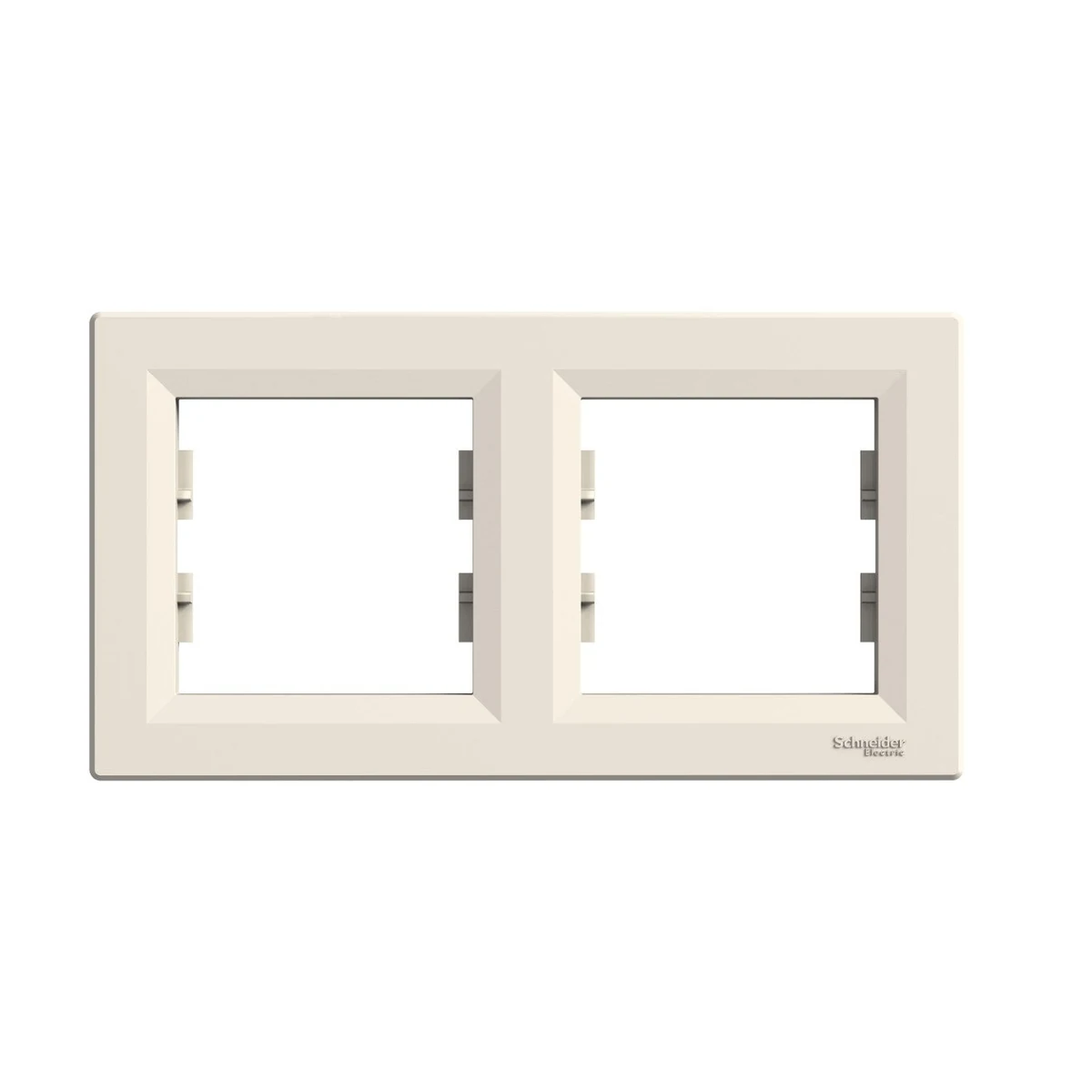 Schneider Electric EPH5800223 Asfora Two-Gang Frame Horizontal