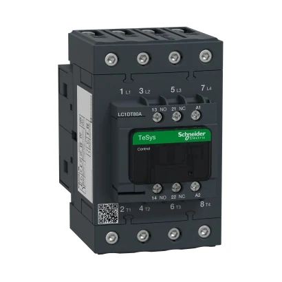 Schneider Electric LC1DT80AM7 TeSys Deca Kontaktör 4P 80A AC1 220VAC 4NA — üretici katalog görseli