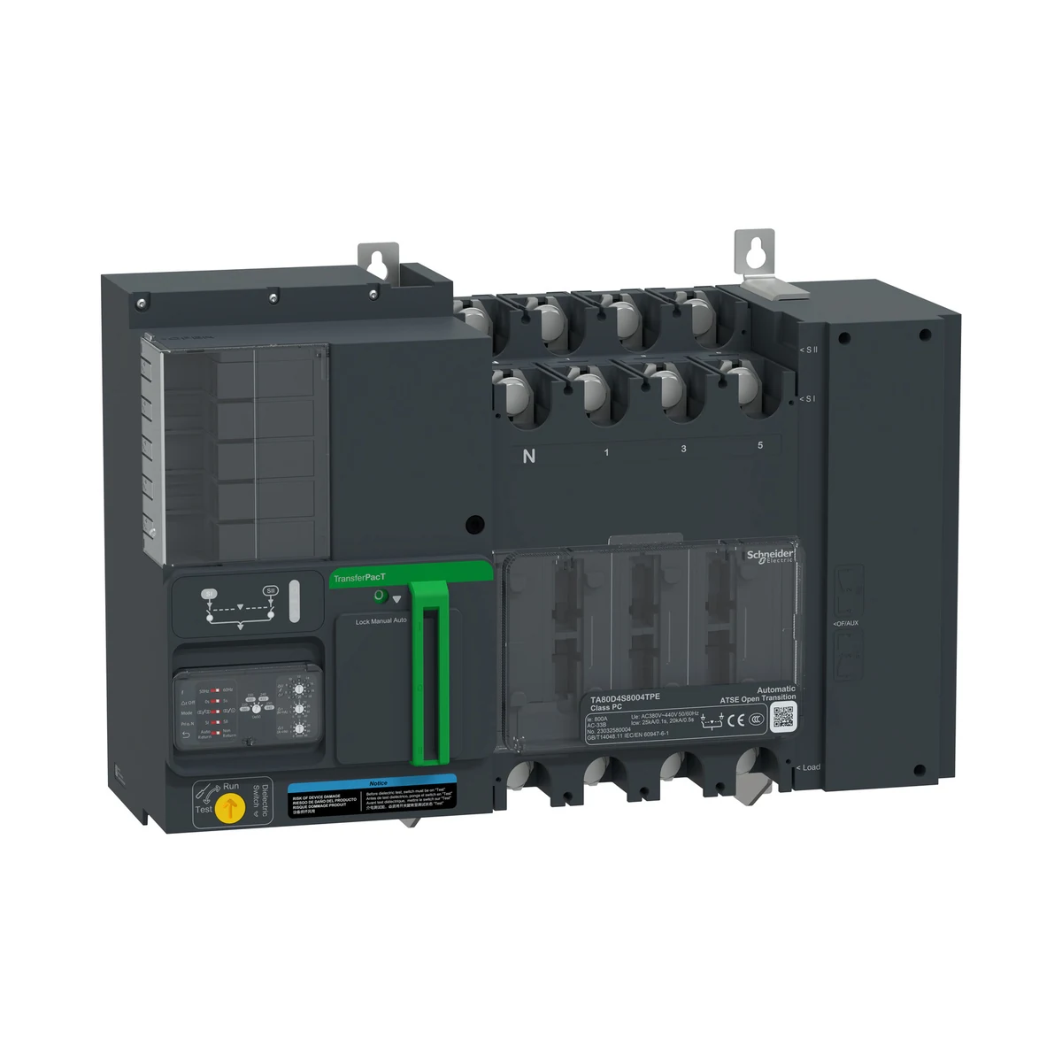 Schneider Electric TA80D4S8004TPE TA80, 800A 4P Rotary — üretici ürün görseli