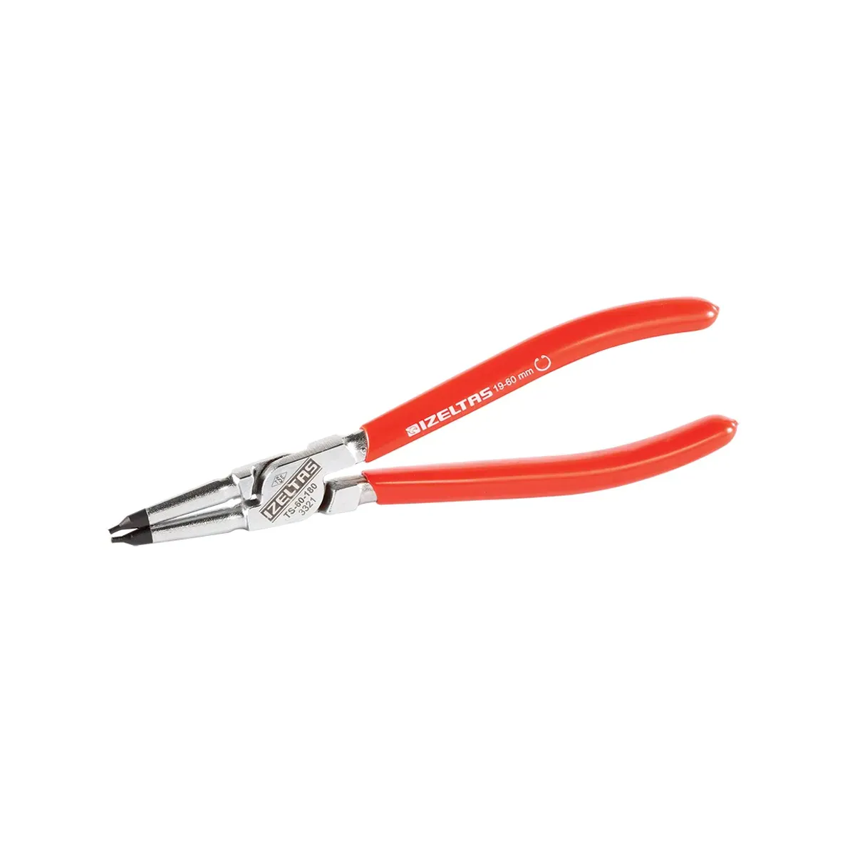 İzeltaş Internal Circlip Pliers 180mm Springless Straight
