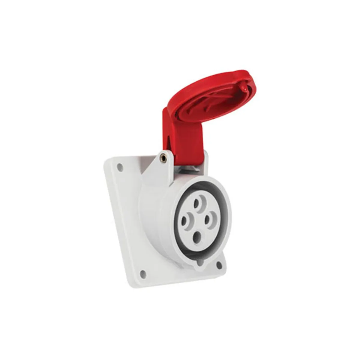 Bals T12753V 4x16A Machine Socket Angled IP44 Screw Type
