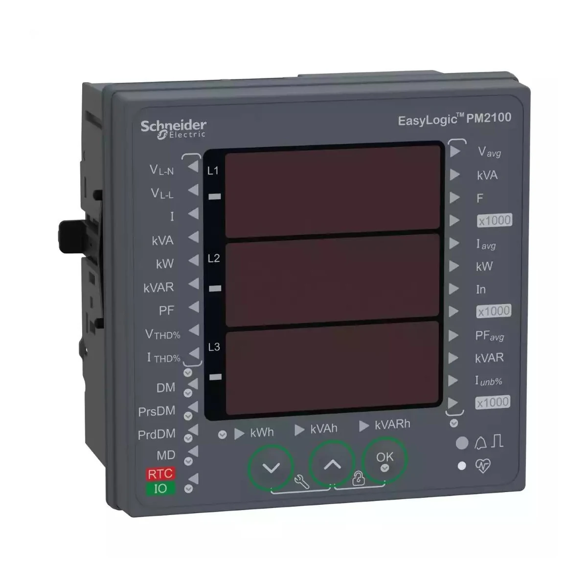 Schneider Electric METSEPM2130 PM2130 Enerji Analizörü, LED 31 Har, Veri Kaydı — üretici temsili ürün görseli