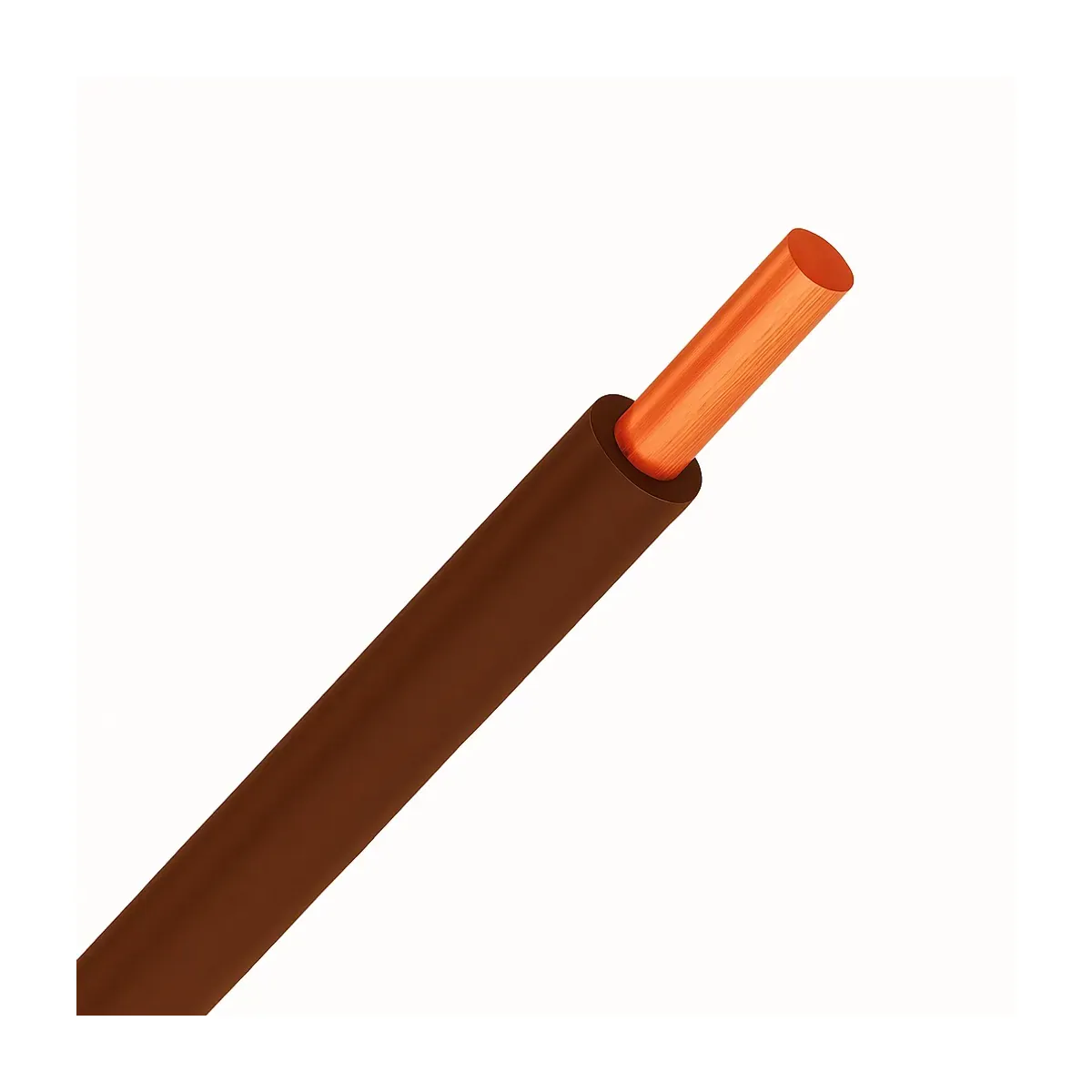 Öznur NYA 1x1 mm2 H07V-U Brown Cable