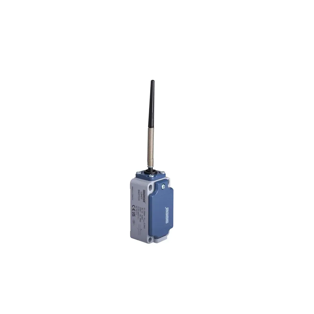Emas L52 Metal Housing 7 mm Pointed Plastic End Metal Spring Lever Snap-Action 1NO+1NC Limit Switch L52K13SOP101