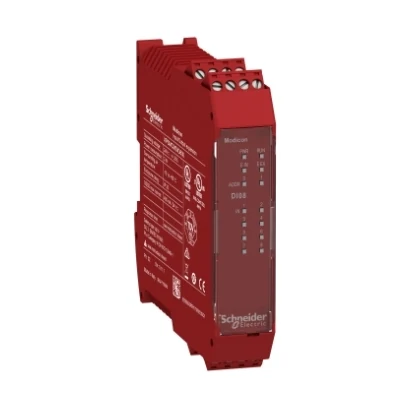 Schneider Electric XPSMCMDI0800 Safety Genişleme Modülü, 8 güvenlik girişi, 24V DC — üretici katalog görseli