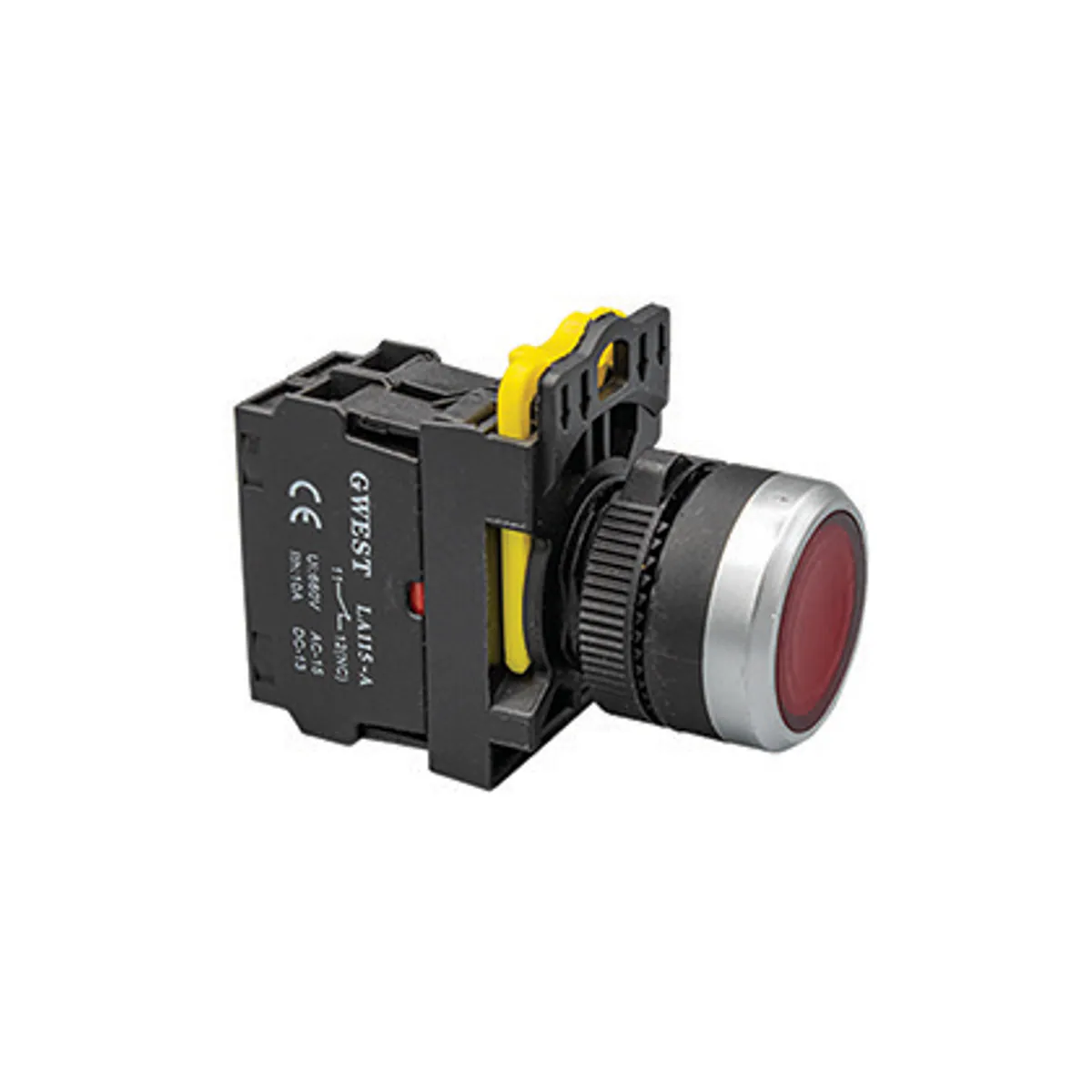 Gwest A5 - 01D Illuminated Spring-Return Push Button — Red, 220V, 1NC