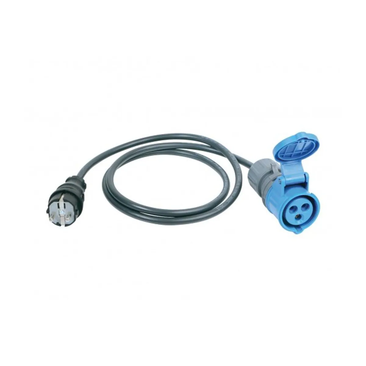 Bemis BKT-0106-2200 3x2,5 ttr 1,5mt Karavan enerji kablosu 3/16A uzatma priz kauçuk monofaze fiş IP44