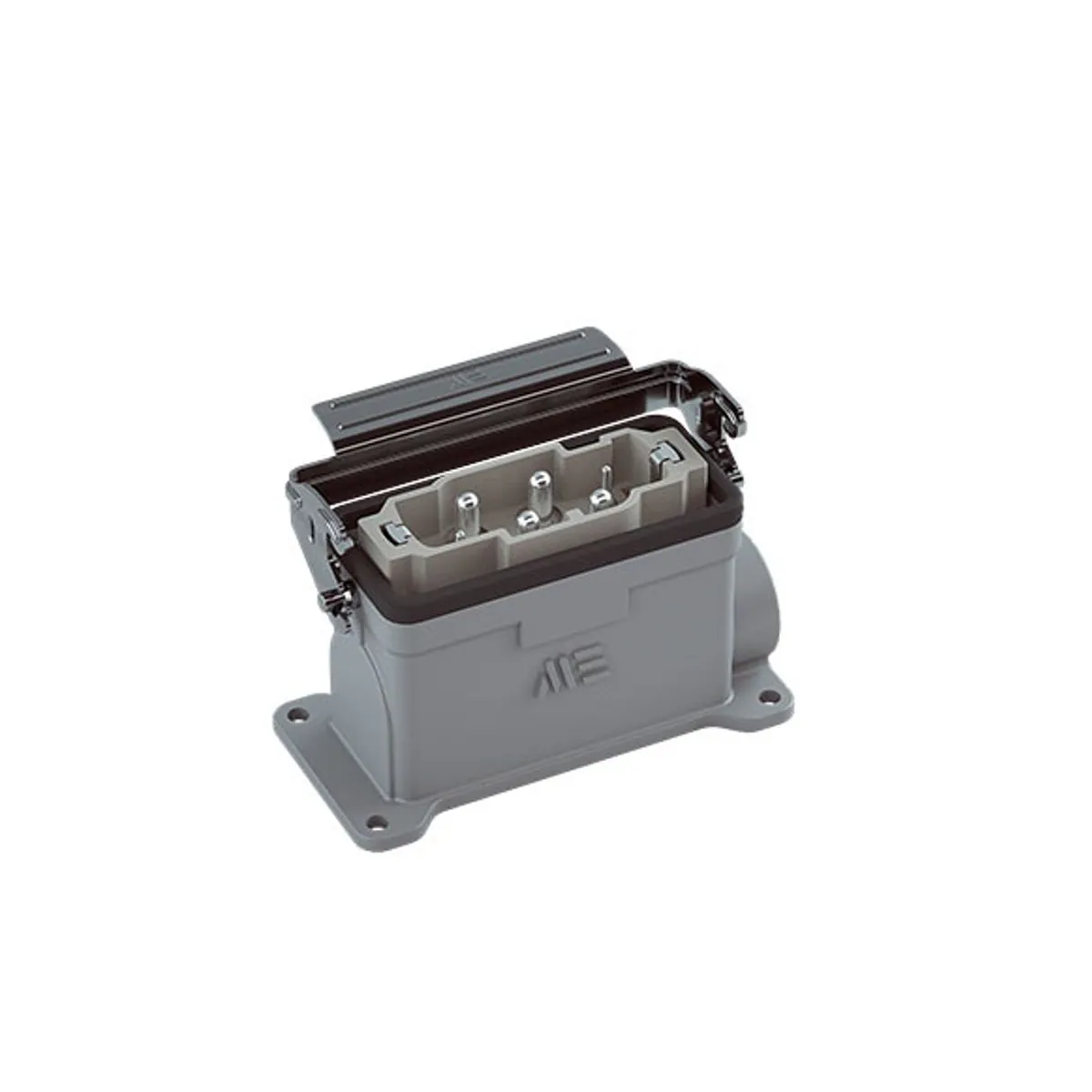 Mete Enerji 403609S 4/2x80/16A Çoklu Duvar Fiş Tek Metal Mandallı