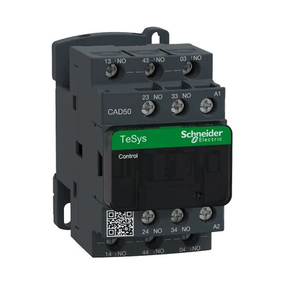 Schneider Electric CAD50F7 TeSys Deca Yardımcı Kontaktör 110VAC 5NA — üretici katalog görseli
