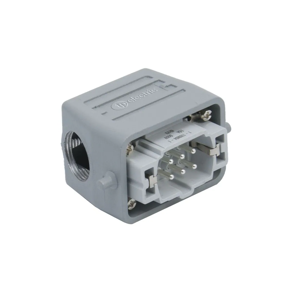 TP Elektrik 60616-130-01P16 6x16A Çok Kontaklı Fiş (Yandan Giriş), IP 65