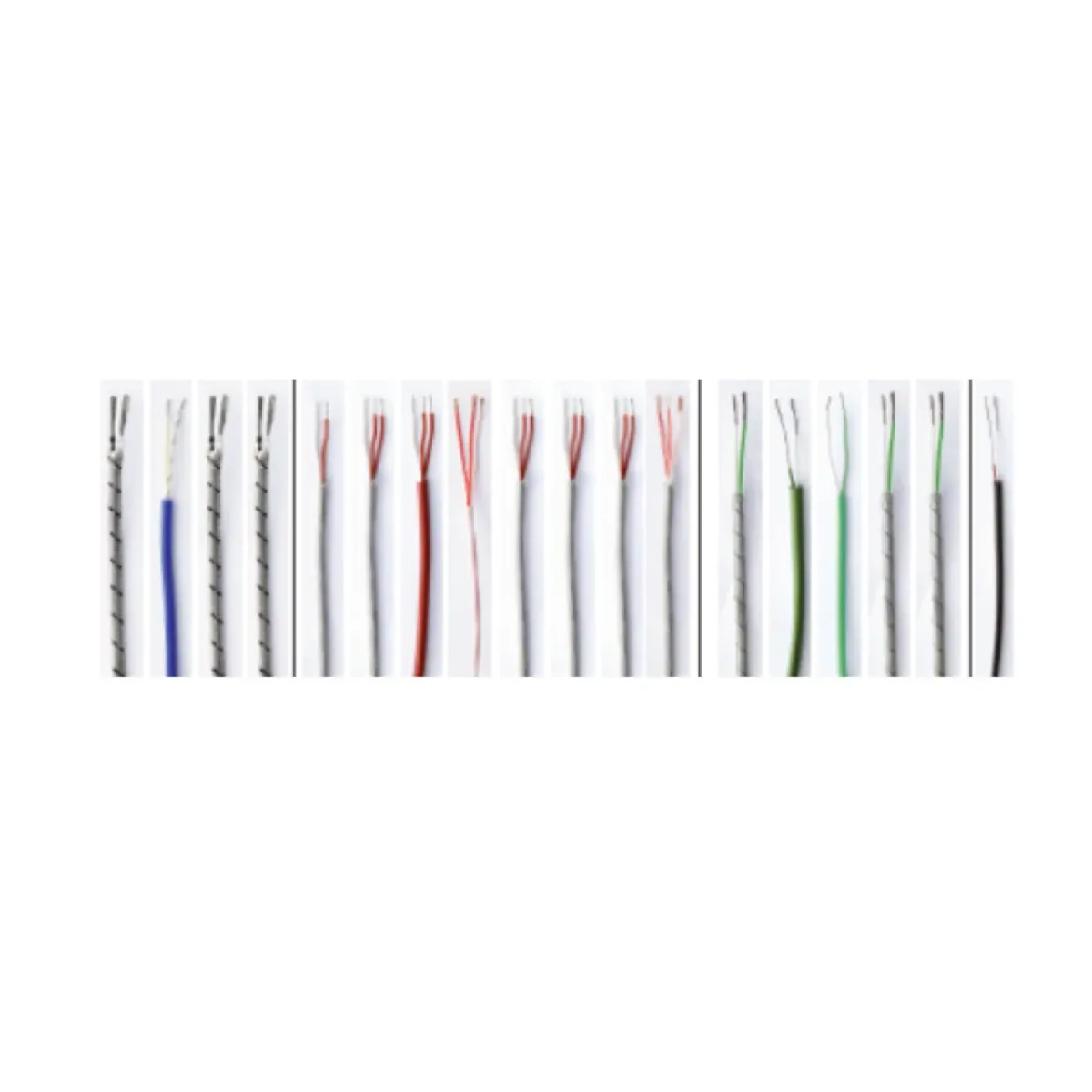 Isıso KÇ05 Thermocouple Compensating Cable, 2 x 1.5 mm2, Fe-Const (J), Steel-braided