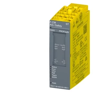 Siemens 3RK7136-6SC00-0BC1 AS-Interface Communication Equipment F-CM AS-I Safety ST (Base Unit must be ordered separately)**